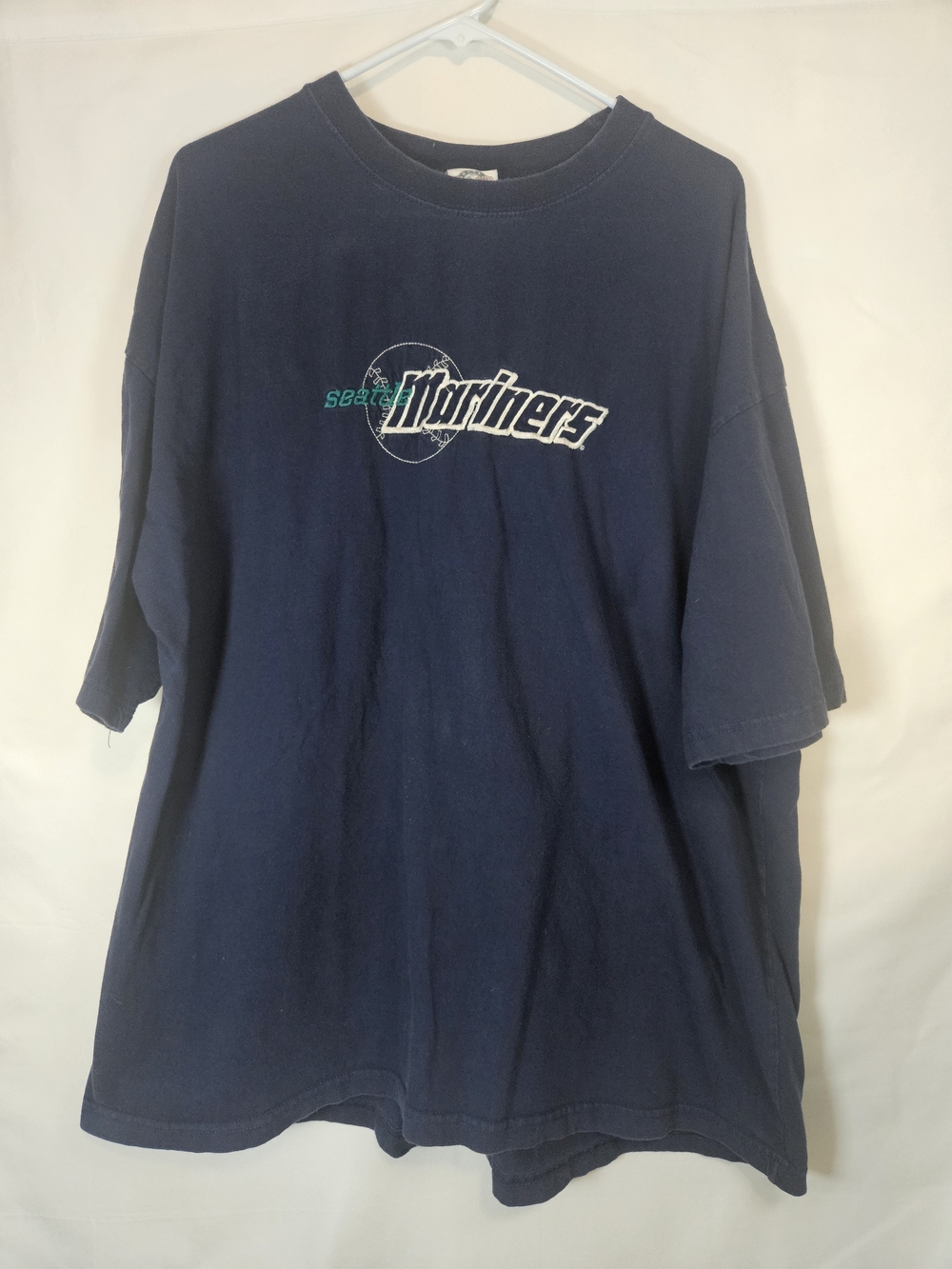 Vintage Seattle Mariners MLB Navy Short-Sleeve Logo Tee